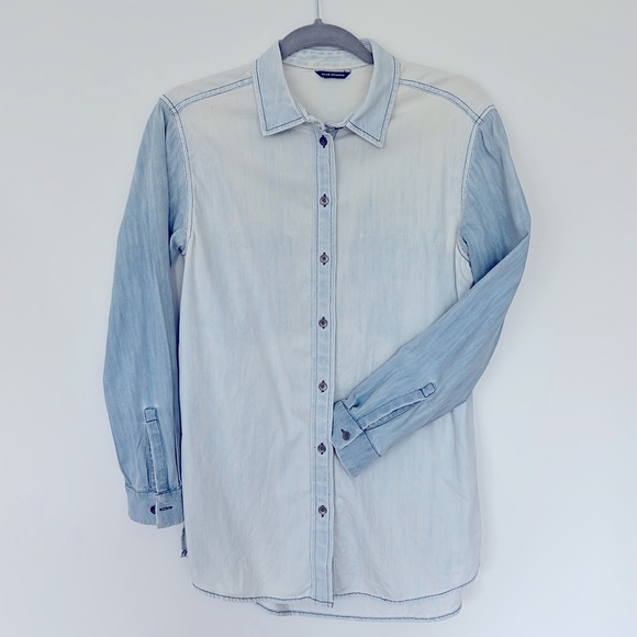 Club Monaco Denim Shirt Dress - Picture 1 of 5